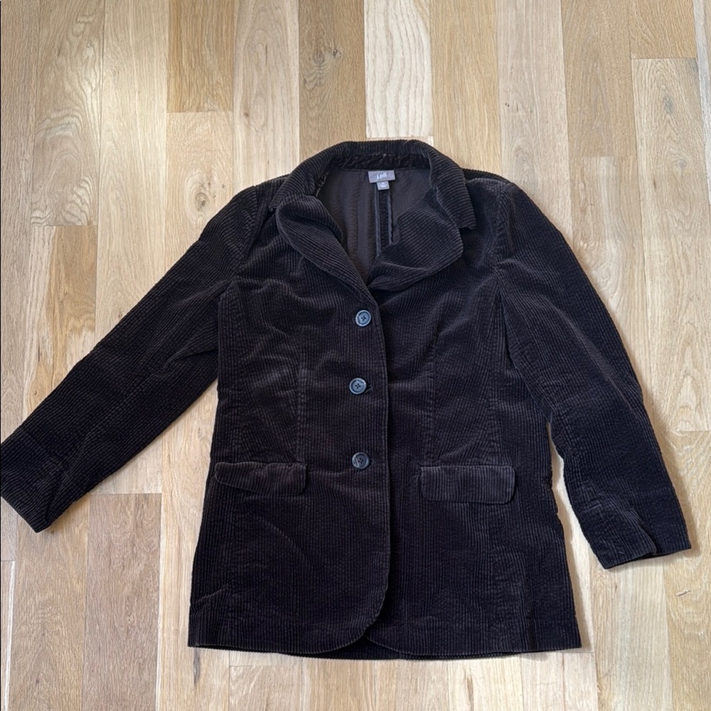 Excellent condition: J. Jill petites black corduroy jacket, size M